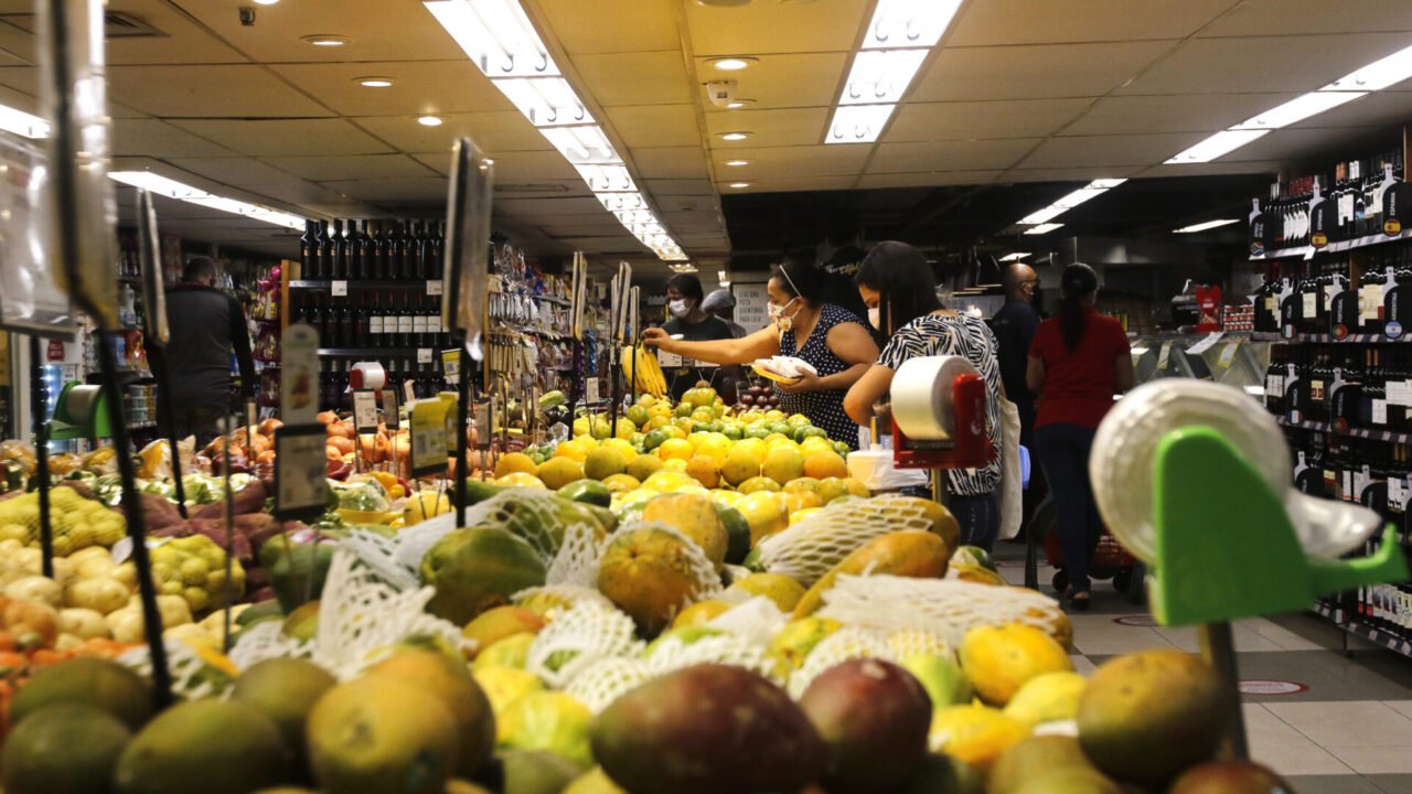 Supermercado na zona sul do Rio de Janeiro.