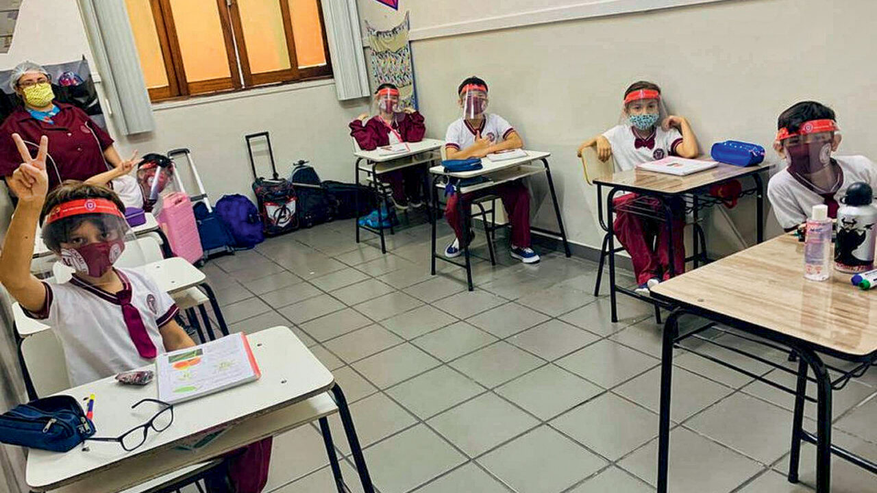 Escolas particulares de Manaus devem respeitar medidas de distanciamento e ocupação de 50% das salas de aula ¿ - Foto: Divulgação/Escola Meu Caminho
13/07/2020