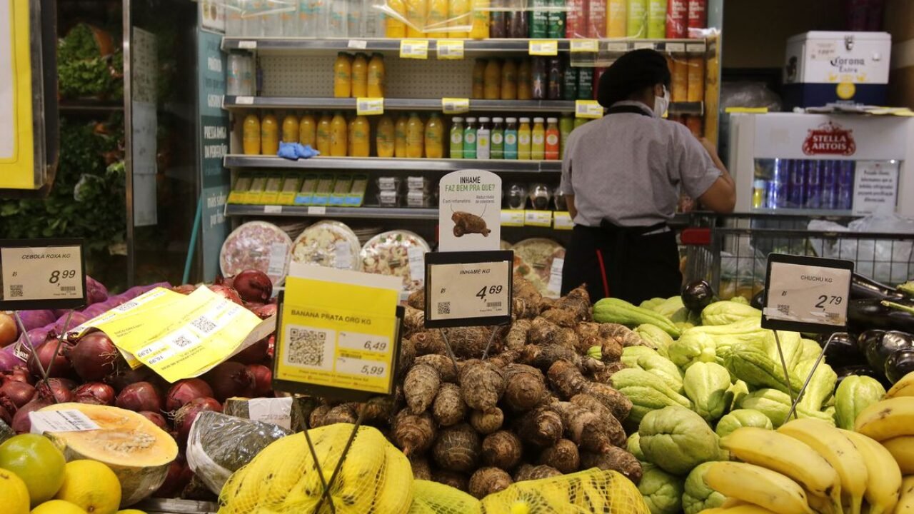 Supermercado na zona sul do Rio de Janeiro.