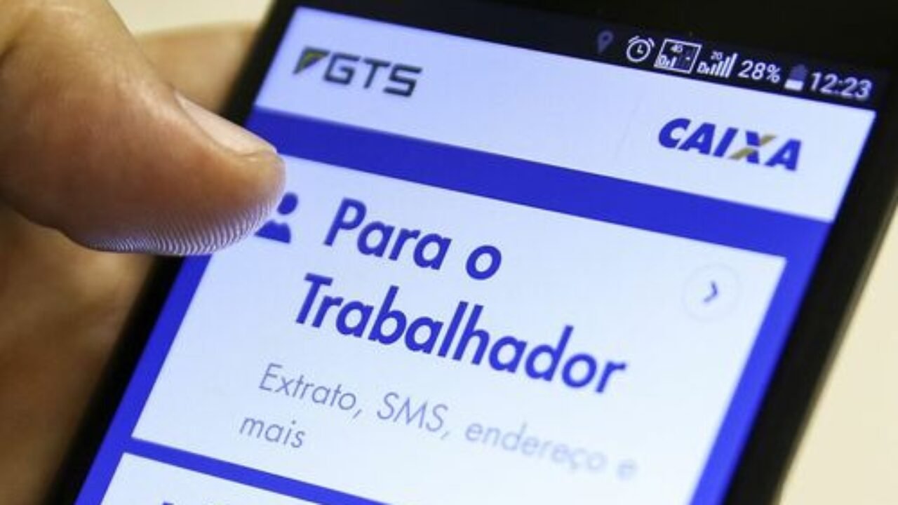 Aplicativo Caixa Econômica Federal- FGTS.