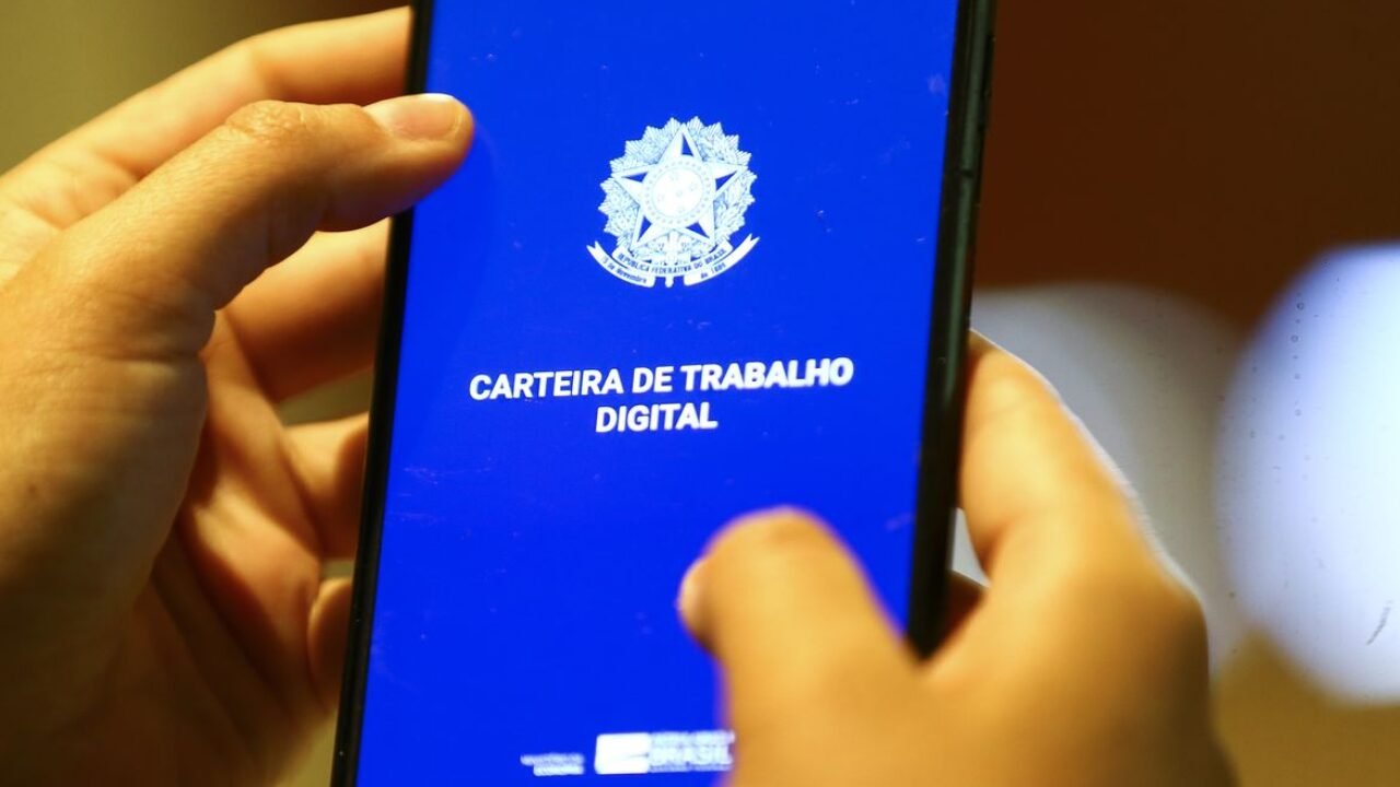 Carteira de trabalho digital.