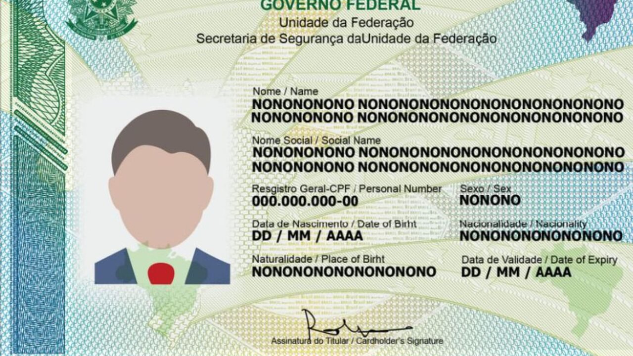 Nova Carteira de Identidade Nacional