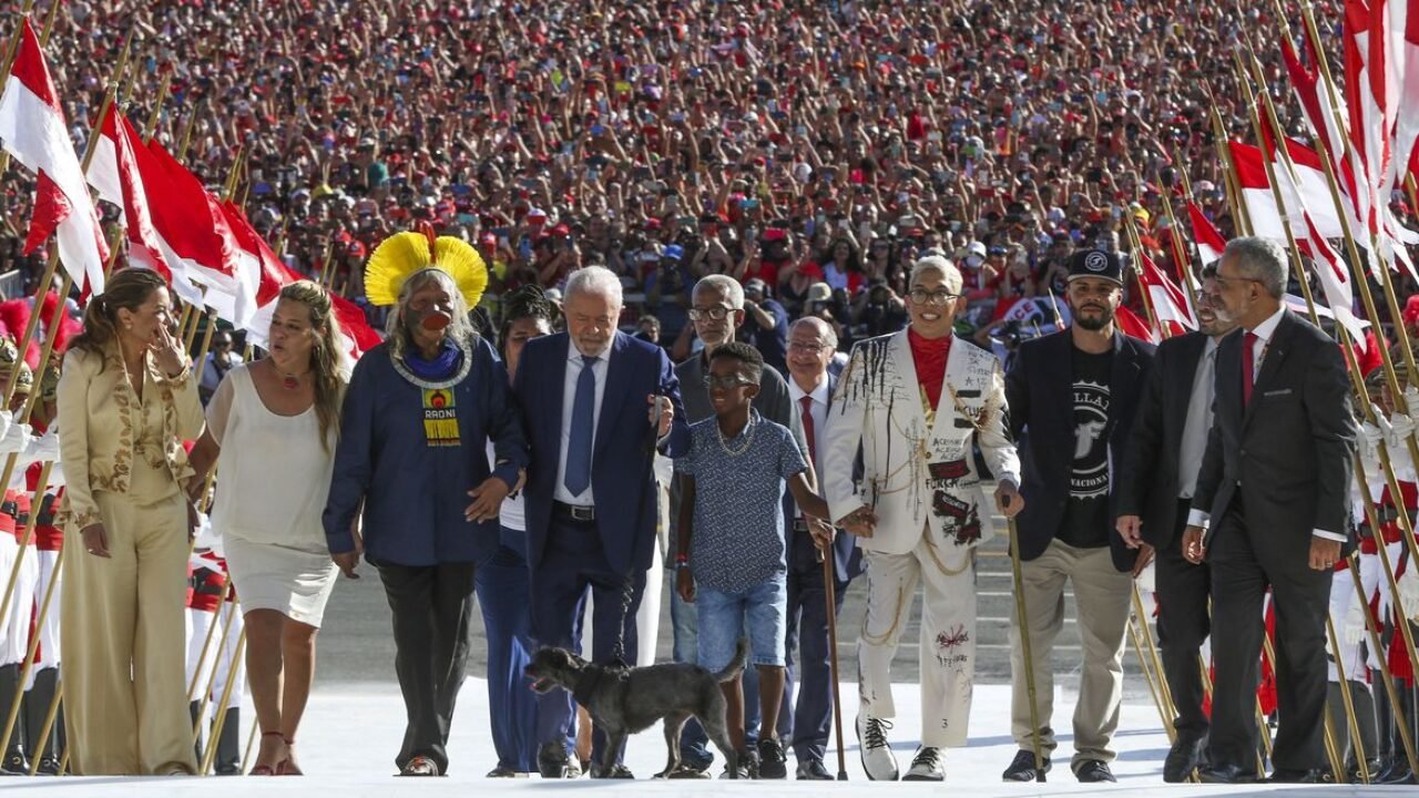 Cerimônia de posse do presidente da República, Luiz Inácio Lula da Silva no Palácio do Planalto