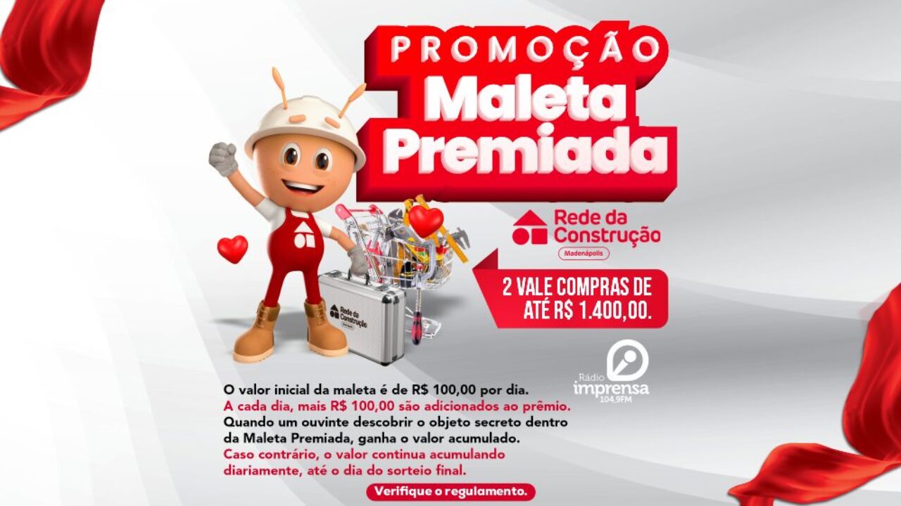 promoção MALETA PREMIADA